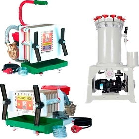 Urządzenia filtrujące oraz instalacje