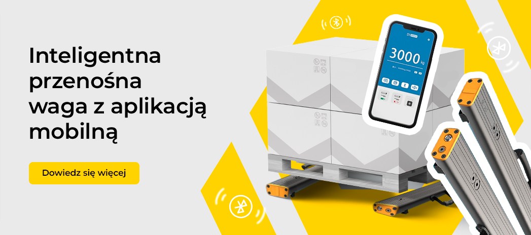 Inteligentna waga przenośna z Bluetooth do 3000 kg
